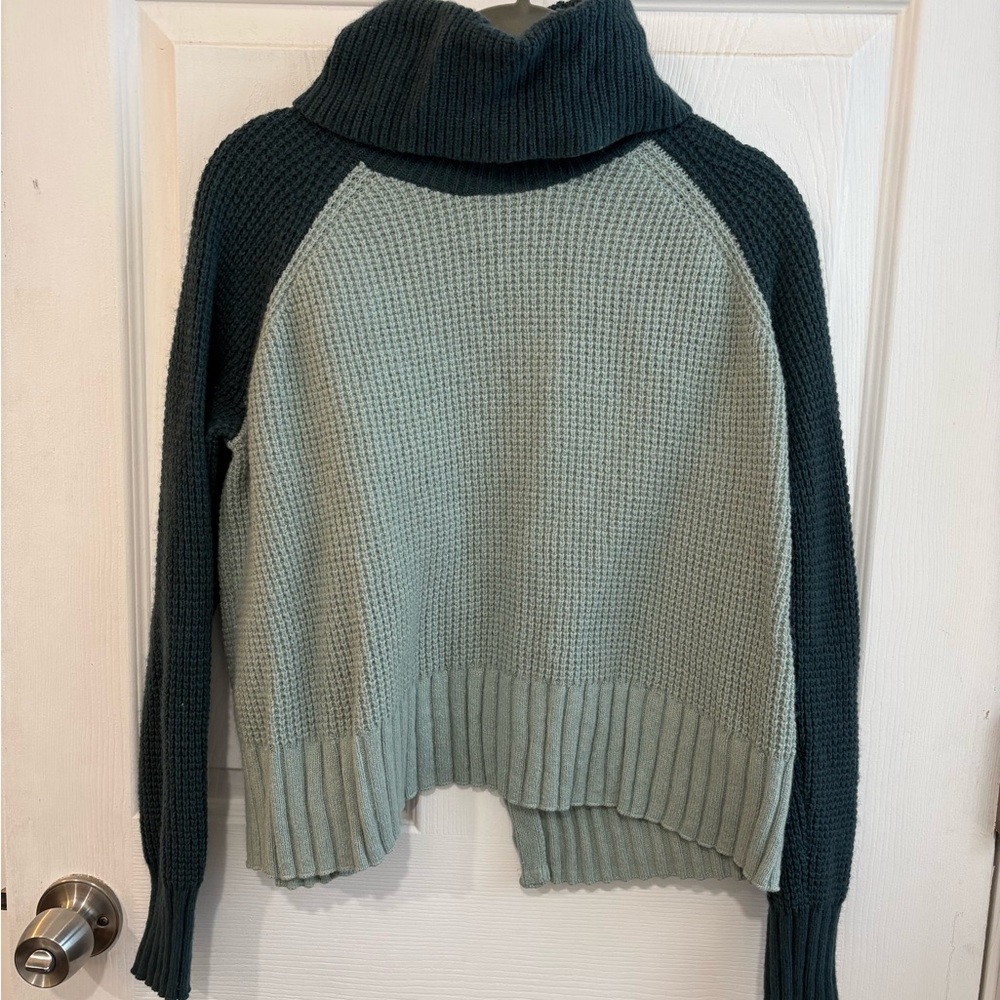 Madewell Cowl Neck Sweater with Open Back